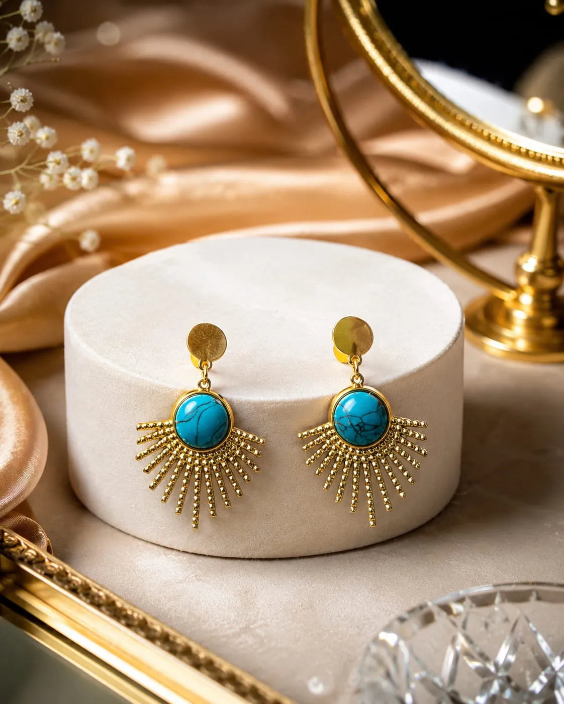 Boho Sunburst Earrings