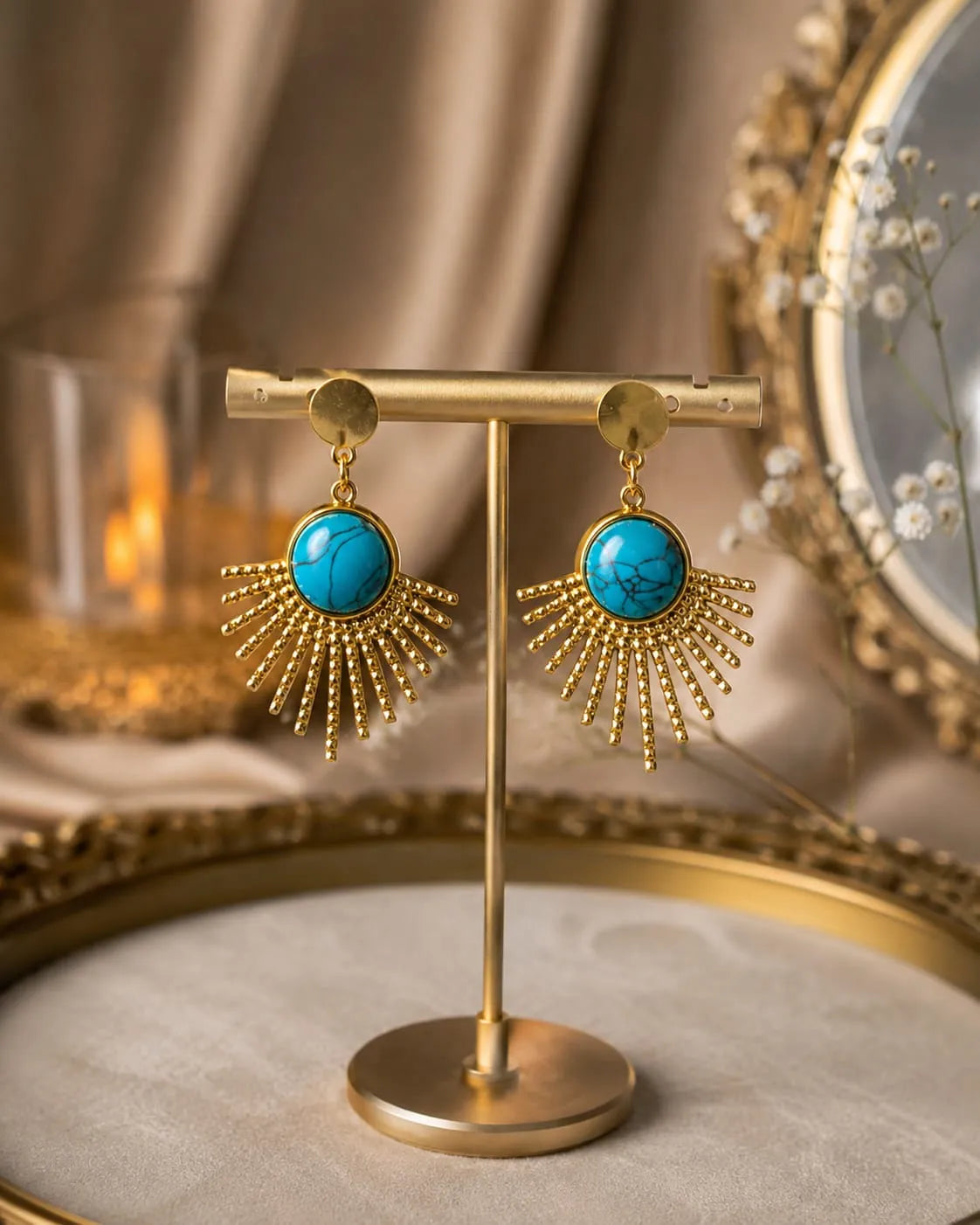 Boho Sunburst Earrings