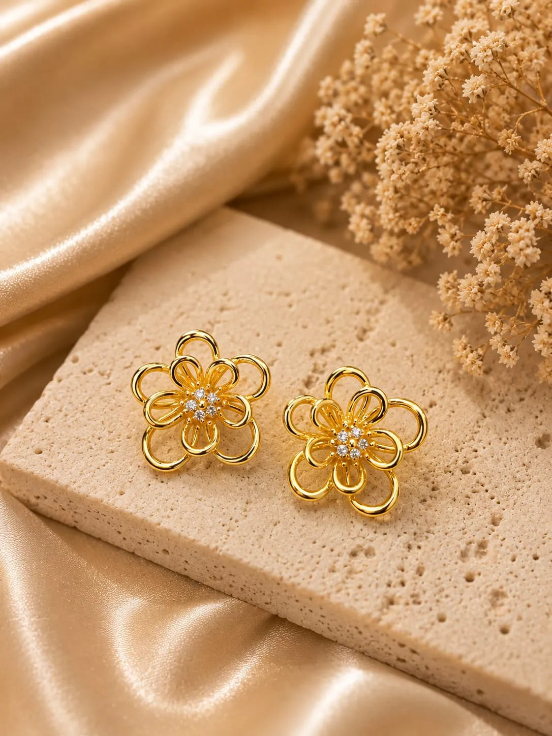 Camellia Bloom Studs
