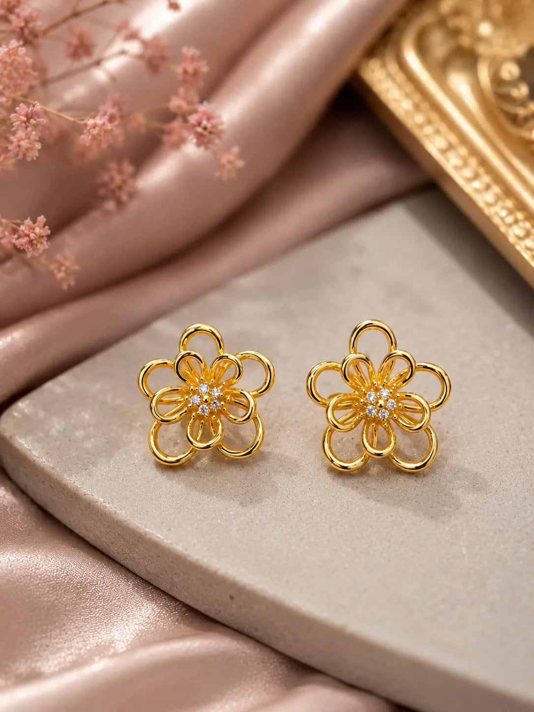 Camellia Bloom Studs