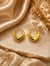 Golden Hoop Earrings
