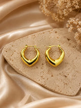 Golden Hoop Earrings