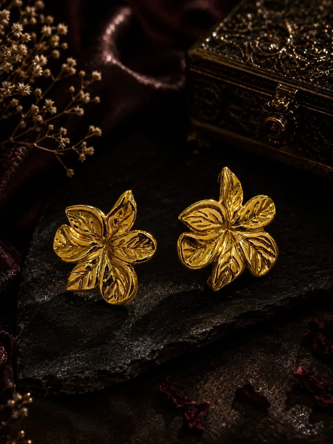 Lily Luxe Golden Studs