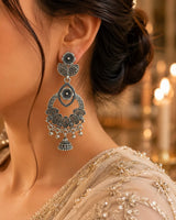 Noor-e-Nazaakat Floral Jhumkas