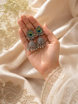 Peacock Harmony Jhumkas