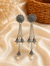 Peacock Harmony Jhumkas