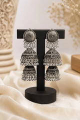Royal Cascade Layered Jhumkas
