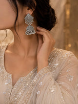 Royal Filigree Jhumka Earrings