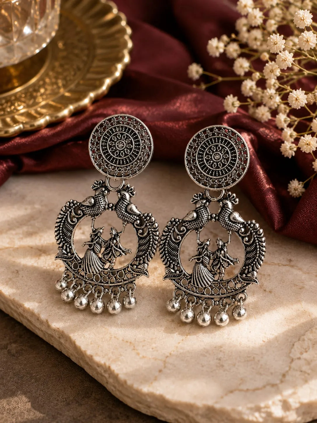 Royal Raas Leela Oxidised Earrings