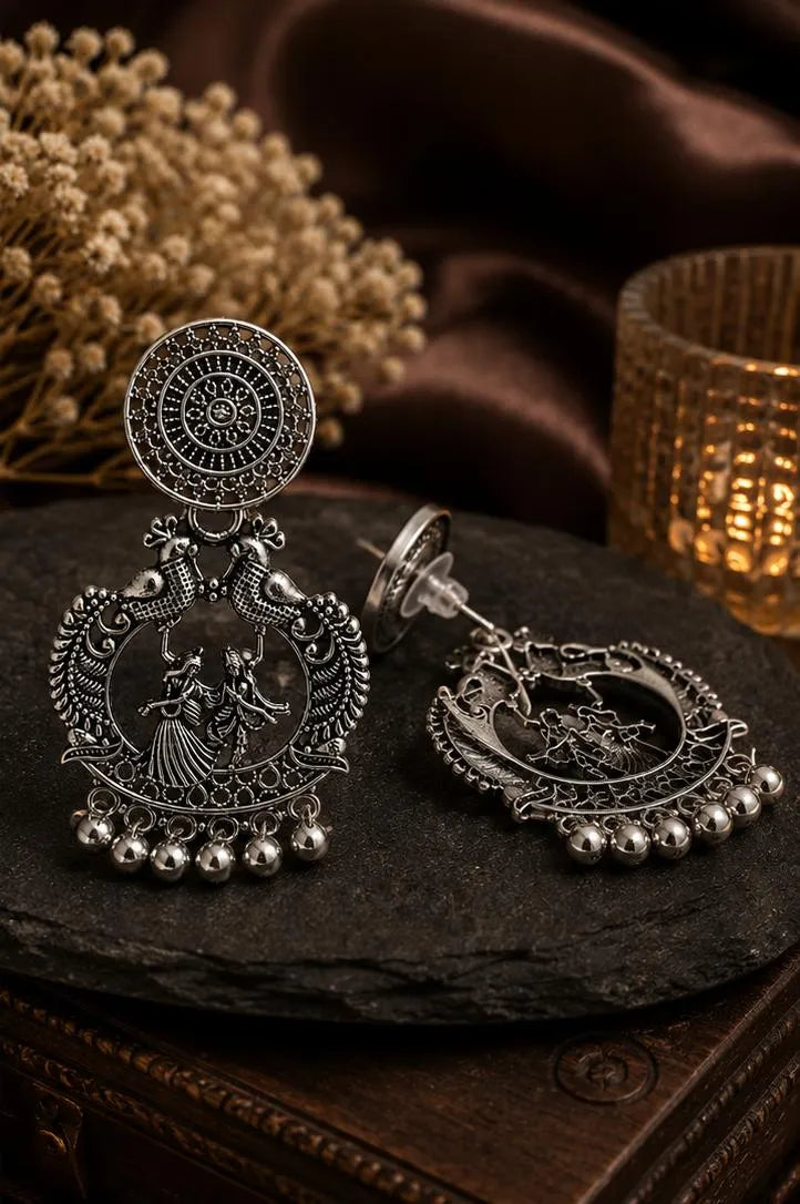 Royal Raas Leela Oxidised Earrings
