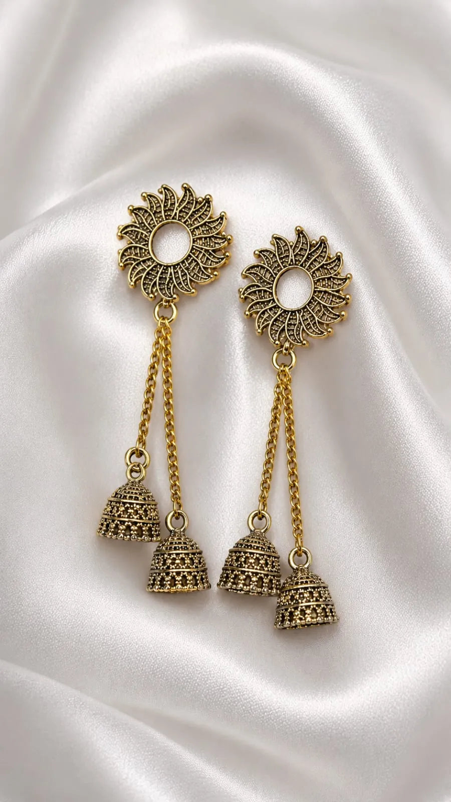 Sunkiss Chained Jhumkas